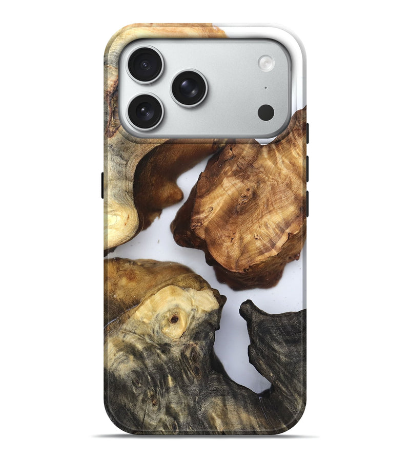 iPhone 18 Pro Max Wood Live Edge Phone Case - Chozen (Clear, 832241)