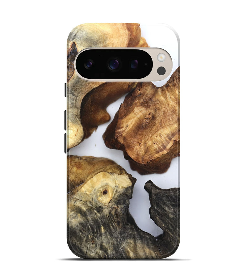 Pixel 10 Pro Wood Live Edge Phone Case - Chozen (Clear, 832241)