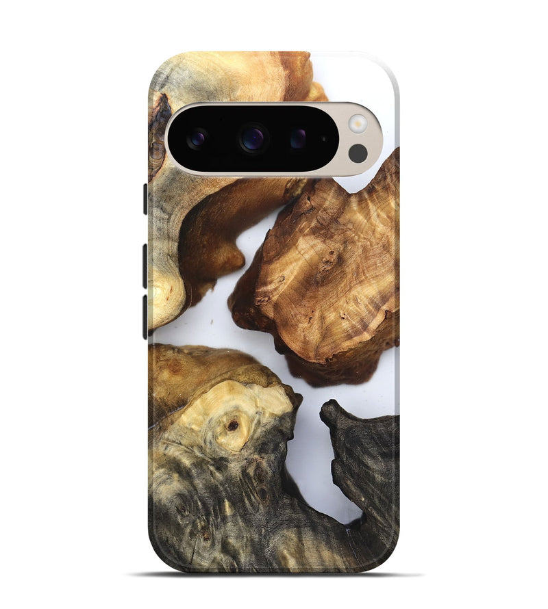 Pixel 9 Wood Live Edge Phone Case - Chozen (Clear, 832241)