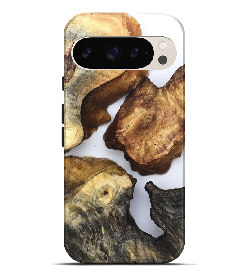 Pixel 9 Pro XL Wood Live Edge Phone Case - Chozen (Clear, 832241)