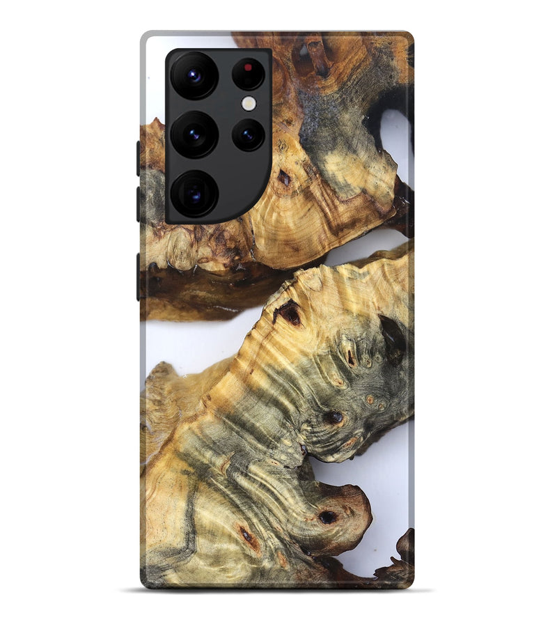 Galaxy S22 Ultra Wood Live Edge Phone Case - Casen (Clear, 832242)