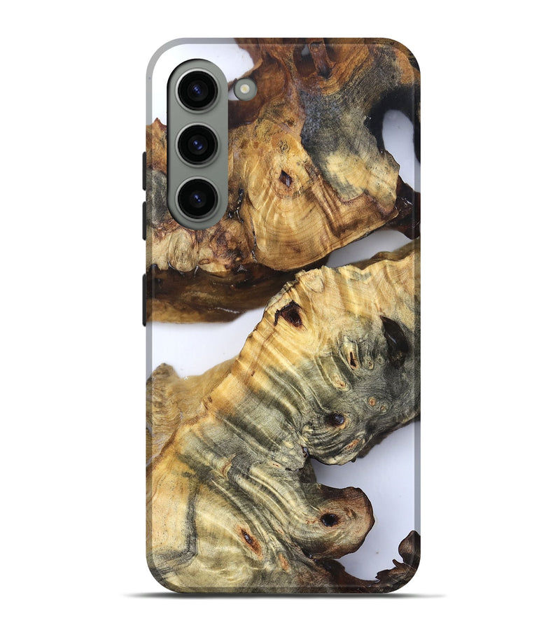 Galaxy S23 Plus Wood Live Edge Phone Case - Casen (Clear, 832242)