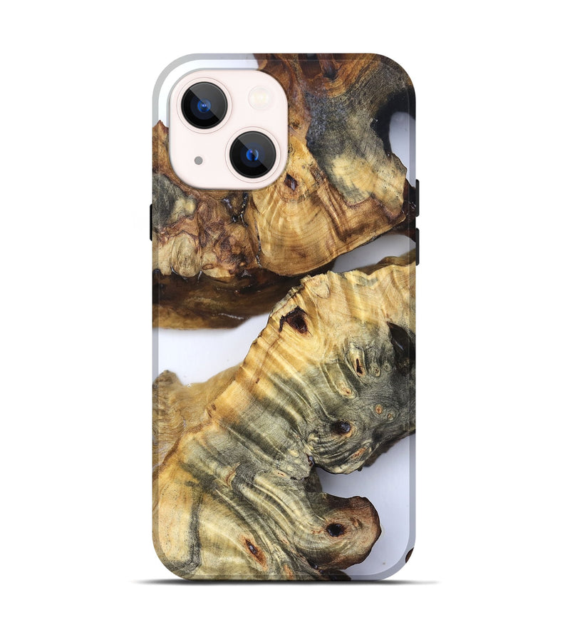 iPhone 14 Wood Live Edge Phone Case - Casen (Clear, 832242)