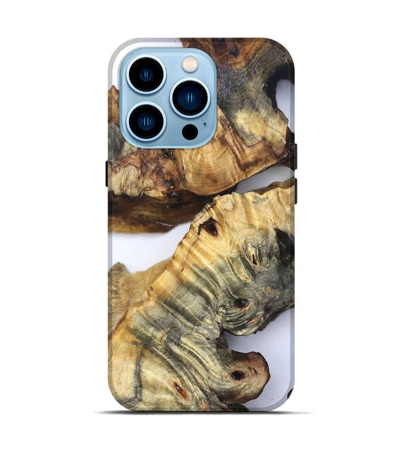 iPhone 14 Pro Wood Live Edge Phone Case - Casen (Clear, 832242)