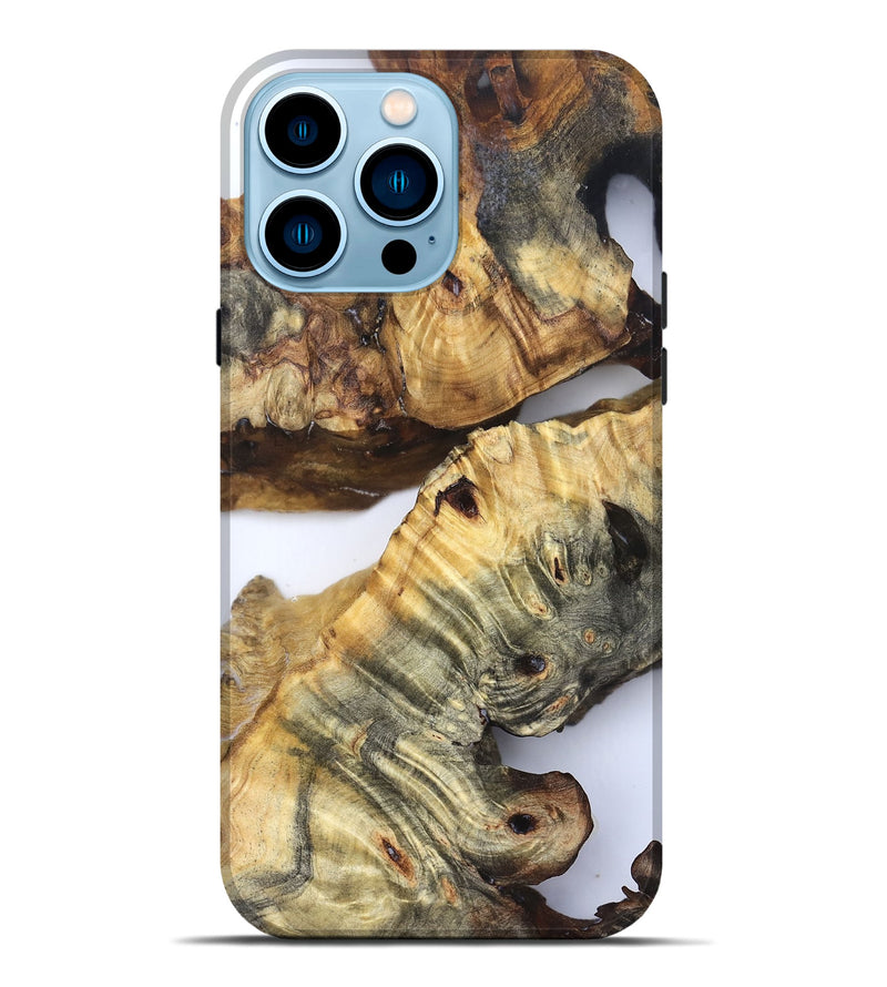 iPhone 14 Pro Max Wood Live Edge Phone Case - Casen (Clear, 832242)