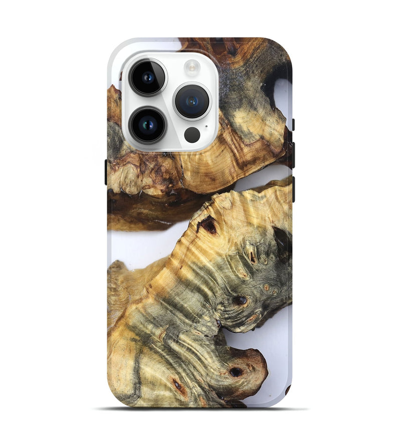 iPhone 15 Pro Wood Live Edge Phone Case - Casen (Clear, 832242)