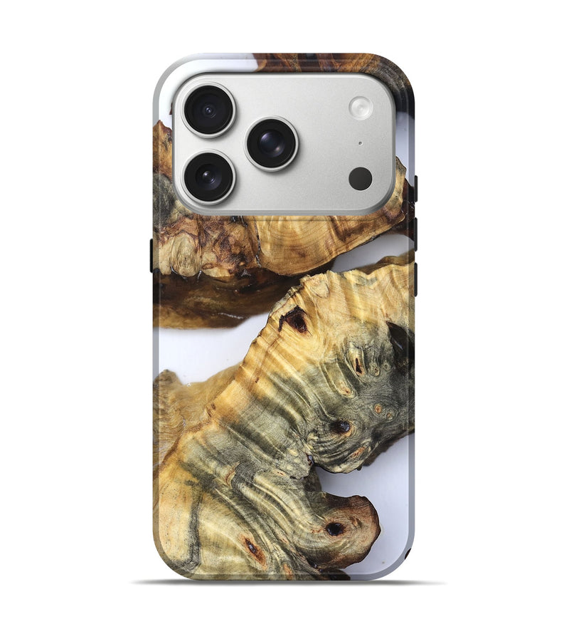 iPhone 17 Pro Wood Live Edge Phone Case - Casen (Clear, 832242)
