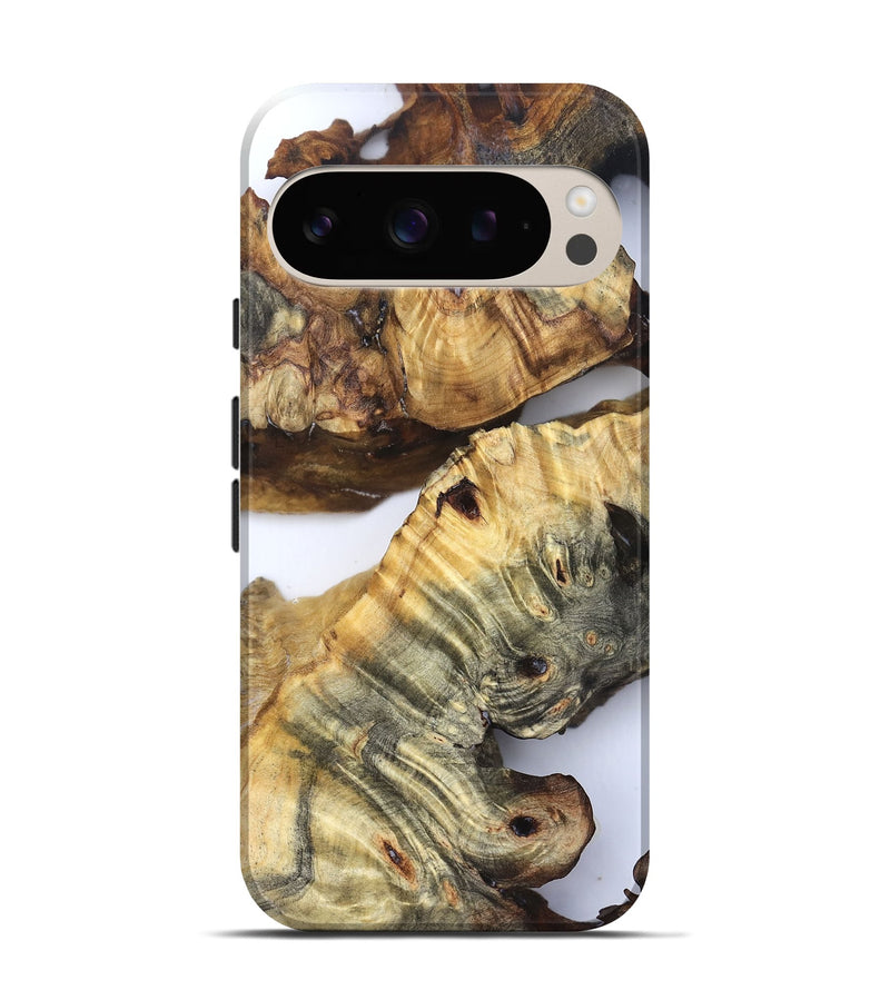 Pixel 9 Wood Live Edge Phone Case - Casen (Clear, 832242)