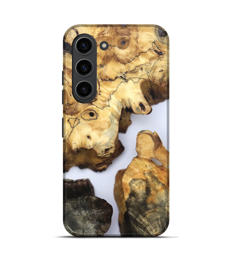 Galaxy S23 Wood Live Edge Phone Case - Jakai (Clear, 832243)