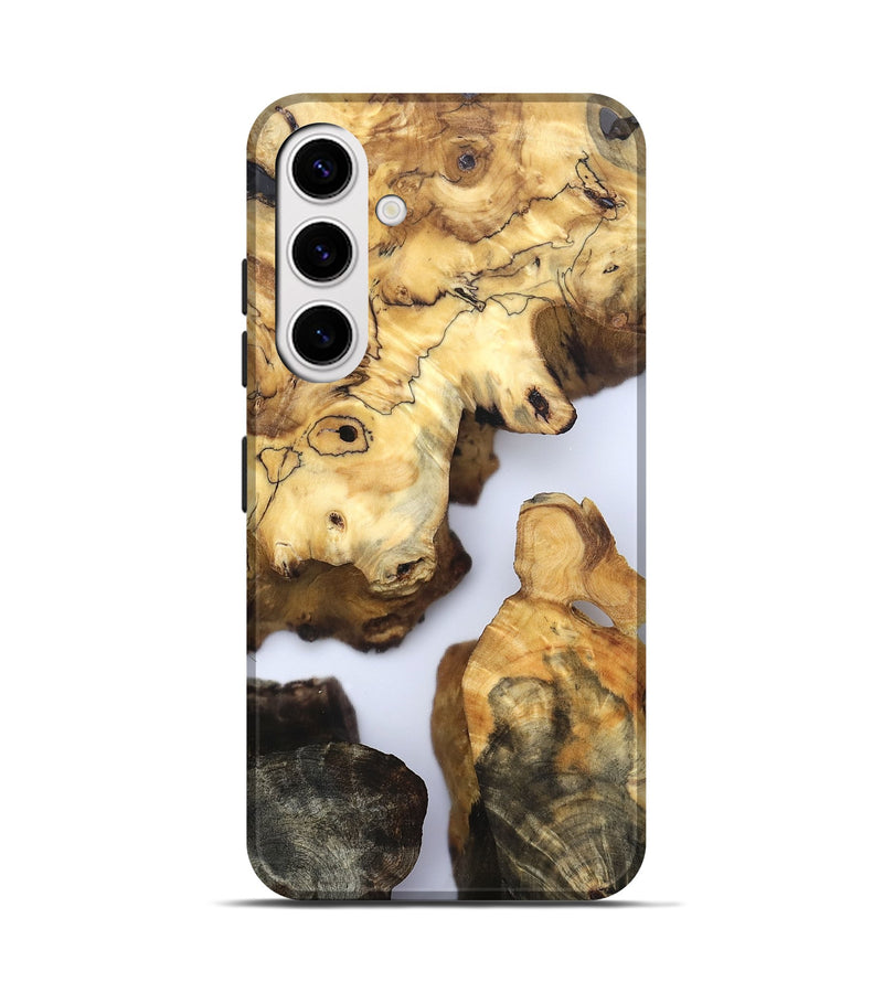 Galaxy S25 Wood Live Edge Phone Case - Jakai (Clear, 832243)