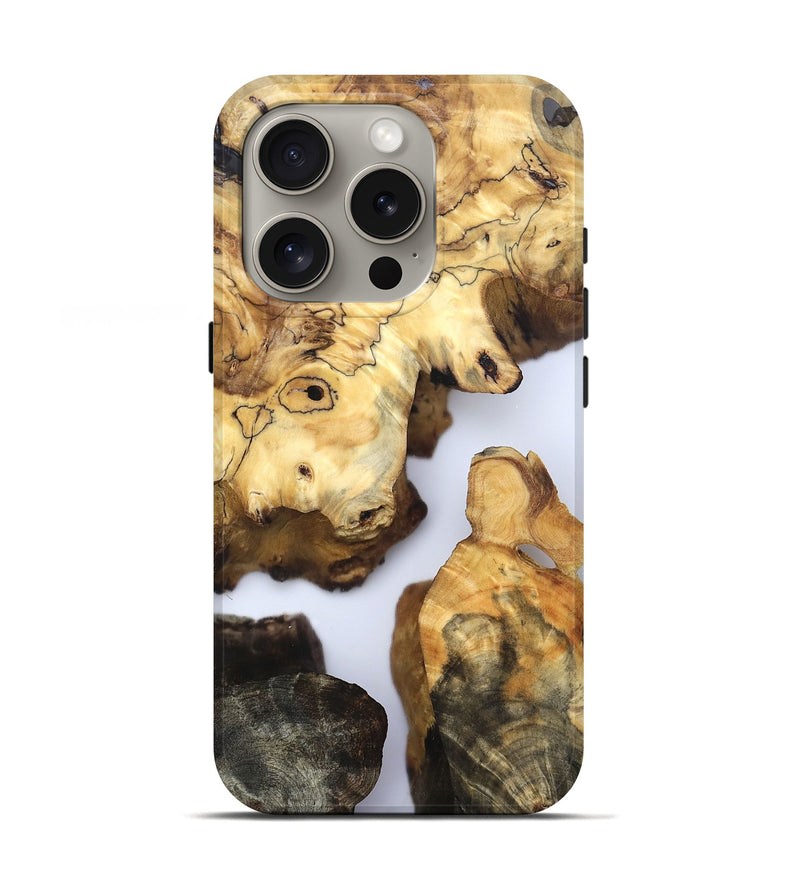 iPhone 16 Pro Wood Live Edge Phone Case - Jakai (Clear, 832243)
