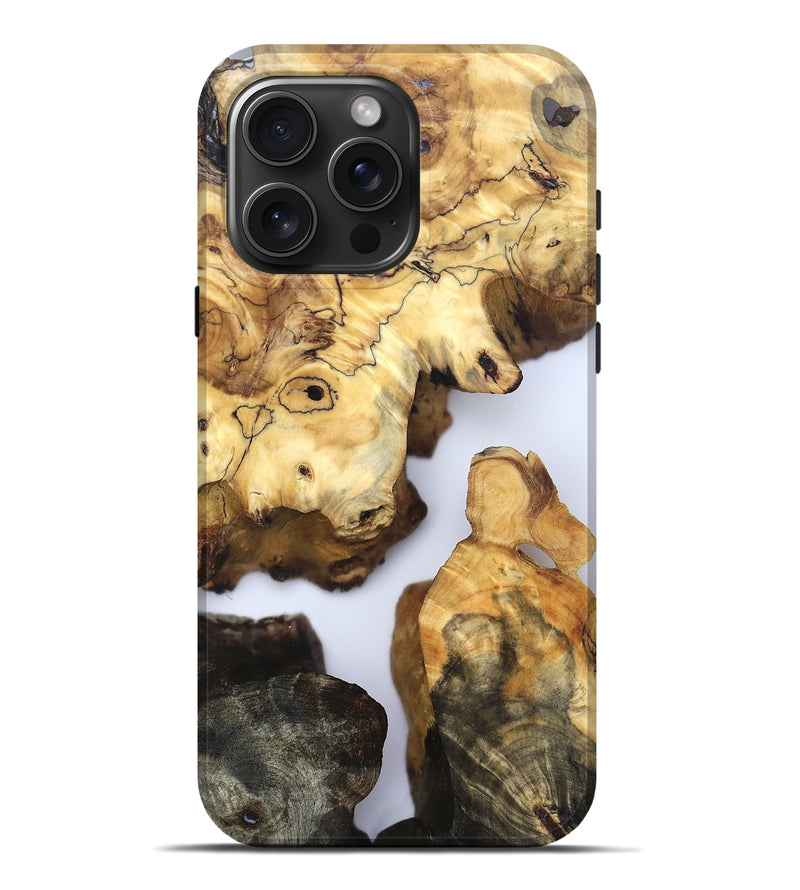 iPhone 16 Pro Max Wood Live Edge Phone Case - Jakai (Clear, 832243)