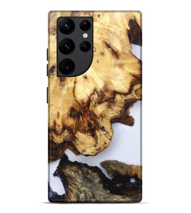 Galaxy S22 Ultra Wood Live Edge Phone Case - Dimitri (Clear, 832244)