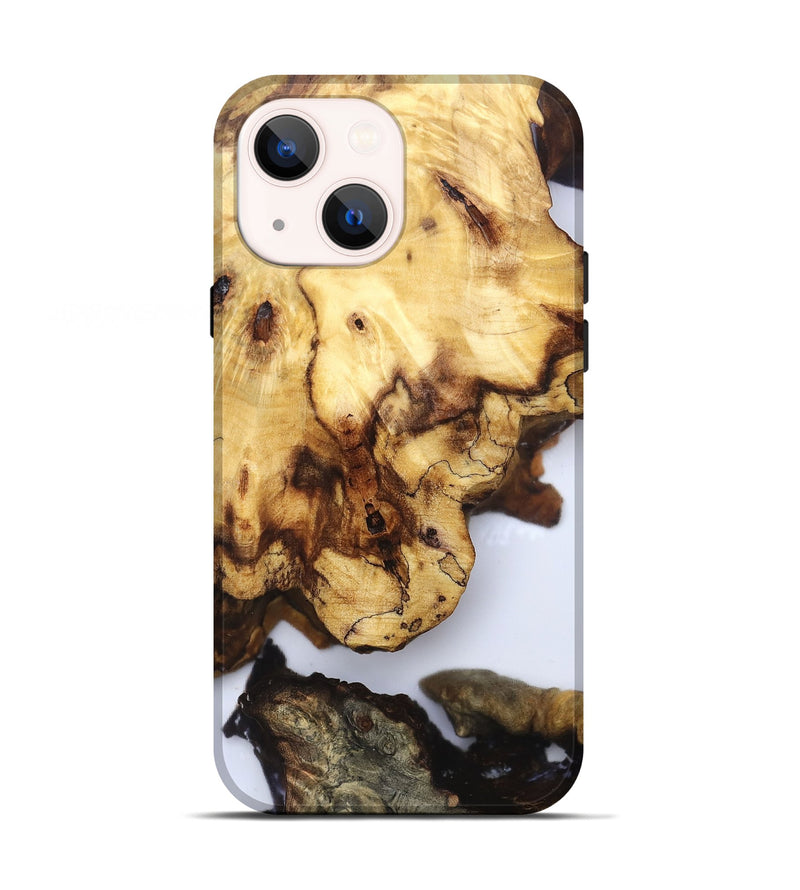 iPhone 13 Wood Live Edge Phone Case - Dimitri (Clear, 832244)