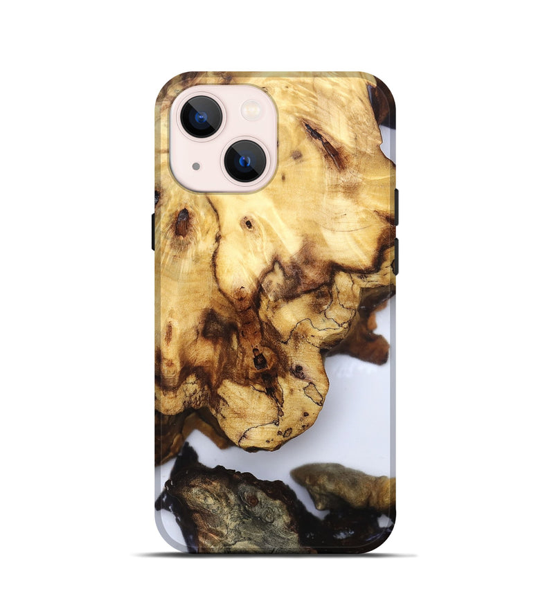 iPhone 13 mini Wood Live Edge Phone Case - Dimitri (Clear, 832244)