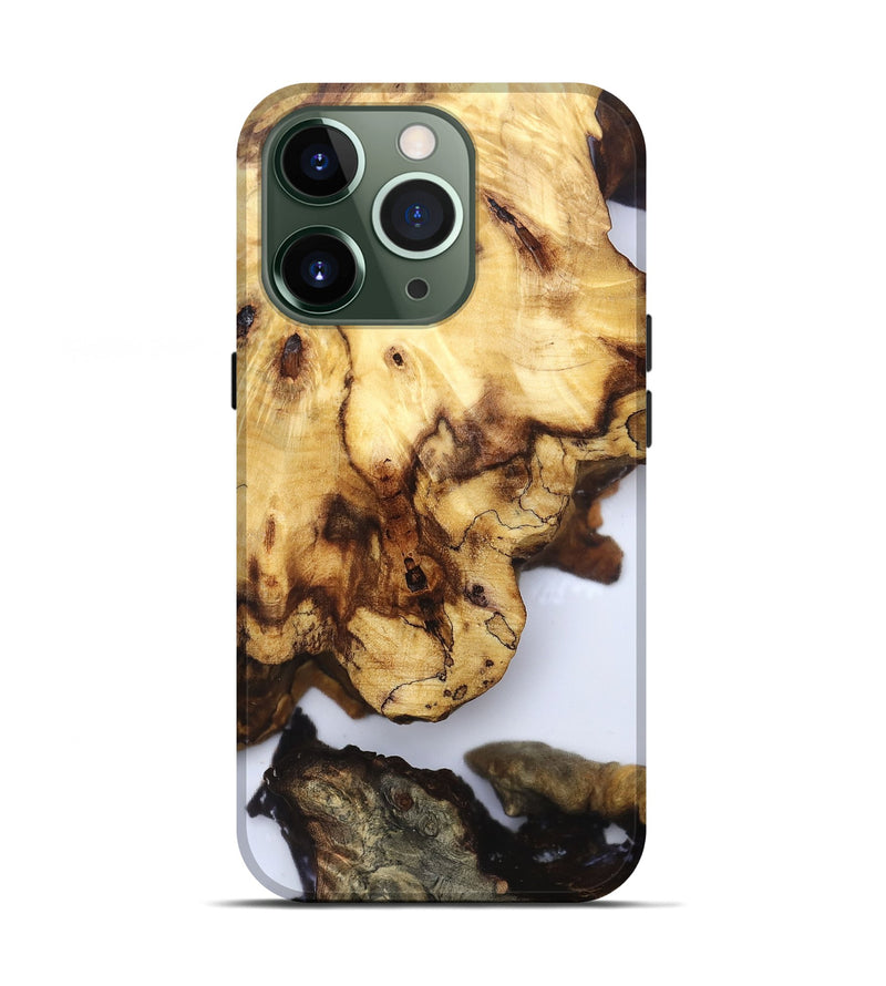 iPhone 13 Pro Wood Live Edge Phone Case - Dimitri (Clear, 832244)