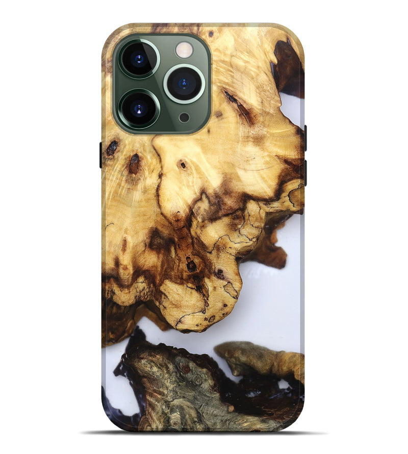 iPhone 13 Pro Max Wood Live Edge Phone Case - Dimitri (Clear, 832244)