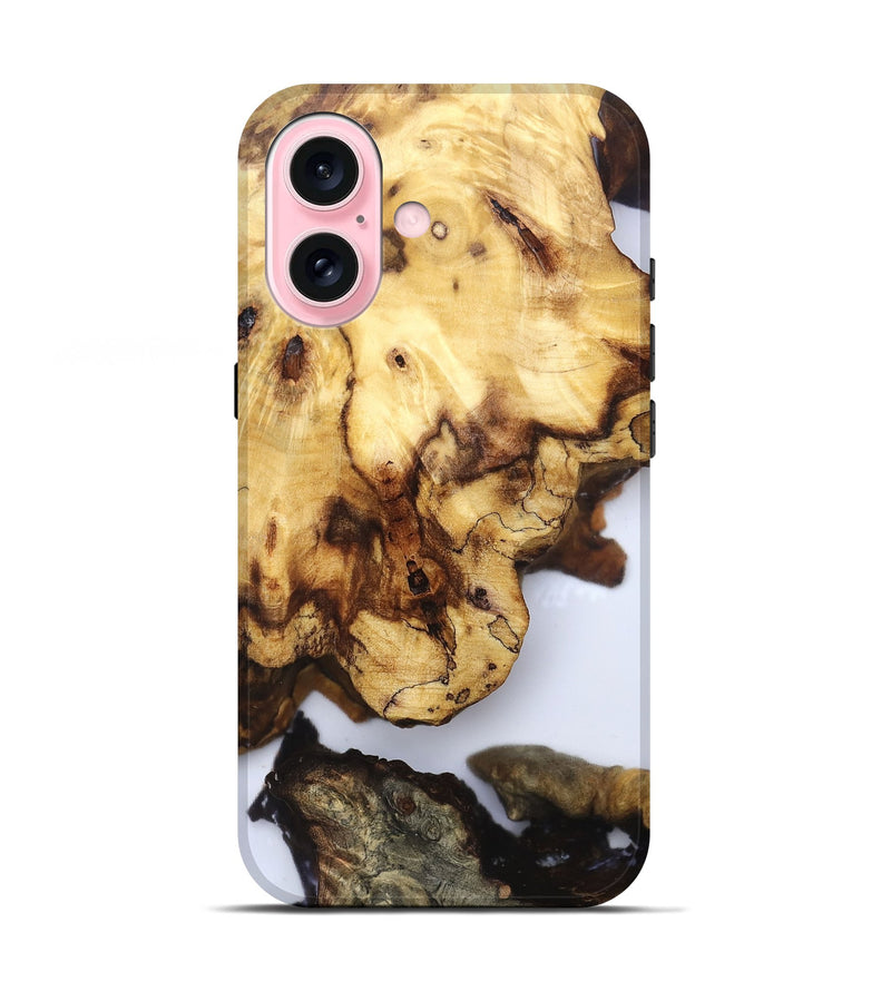 iPhone 17 Wood Live Edge Phone Case - Dimitri (Clear, 832244)