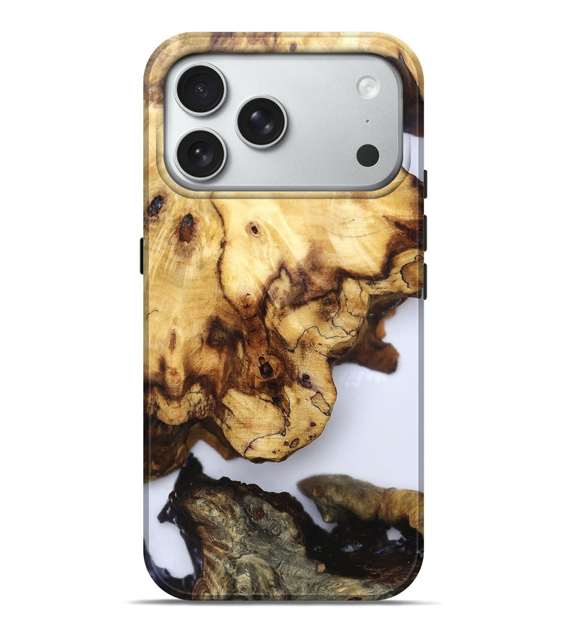 iPhone 18 Pro Max Wood Live Edge Phone Case - Dimitri (Clear, 832244)