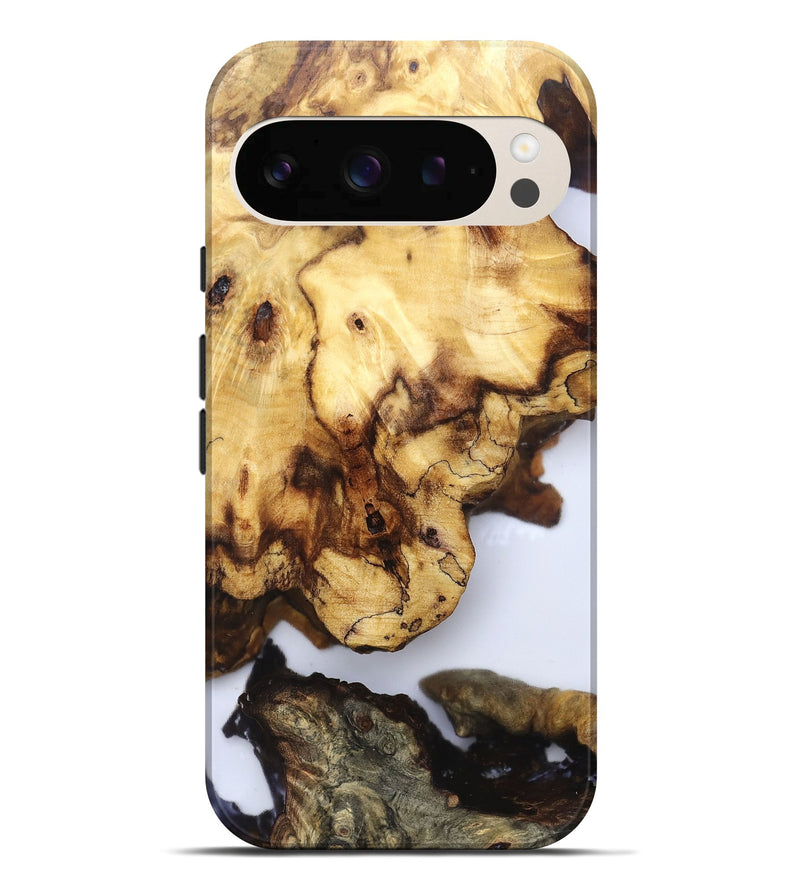 Pixel 10 Pro XL Wood Live Edge Phone Case - Dimitri (Clear, 832244)