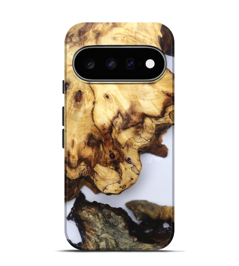 Pixel 11 Pro Wood Live Edge Phone Case - Dimitri (Clear, 832244)