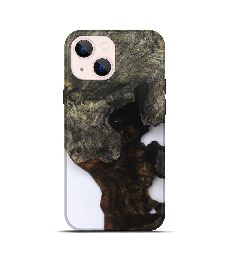 iPhone 13 mini Wood Live Edge Phone Case - Heather (Clear, 832245)