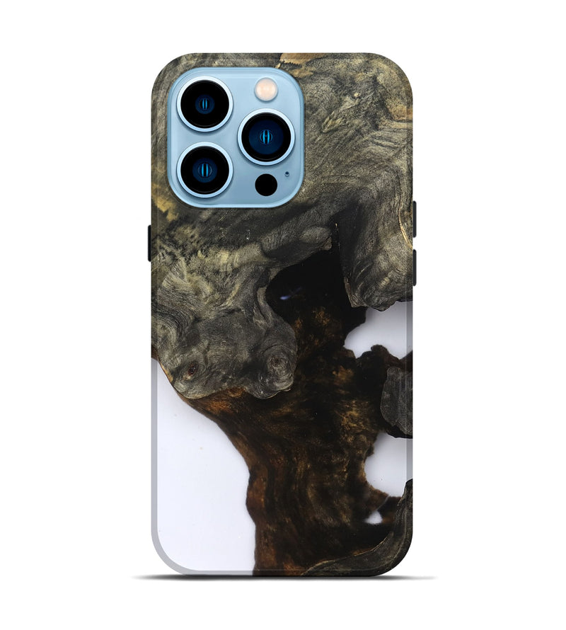 iPhone 14 Pro Wood Live Edge Phone Case - Heather (Clear, 832245)
