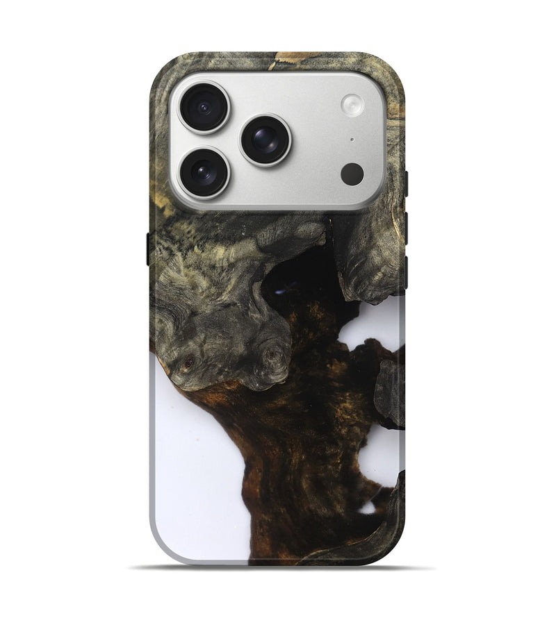 iPhone 17 Pro Wood Live Edge Phone Case - Heather (Clear, 832245)