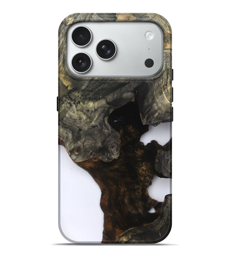 iPhone 18 Pro Max Wood Live Edge Phone Case - Heather (Clear, 832245)