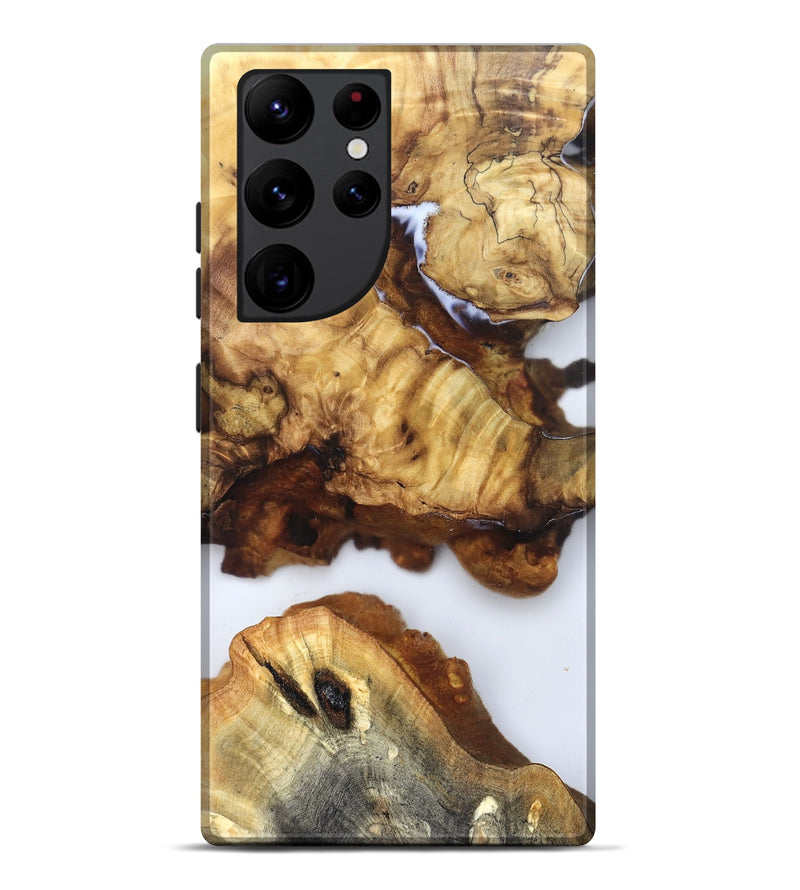 Galaxy S22 Ultra Wood Live Edge Phone Case - Noemi (Clear, 832246)