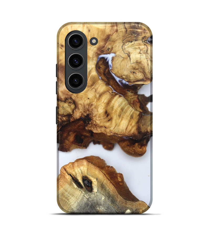 Galaxy S23 Wood Live Edge Phone Case - Noemi (Clear, 832246)