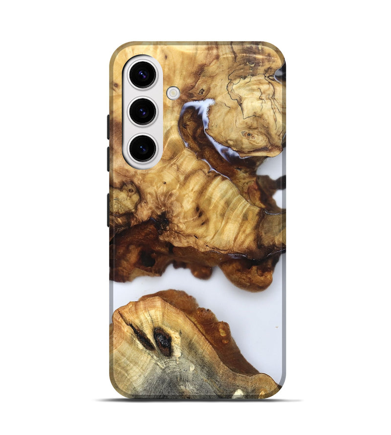 Galaxy S25 Wood Live Edge Phone Case - Noemi (Clear, 832246)