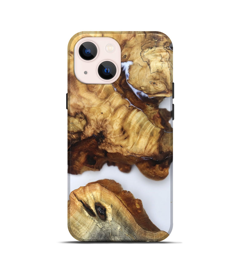 iPhone 13 mini Wood Live Edge Phone Case - Noemi (Clear, 832246)