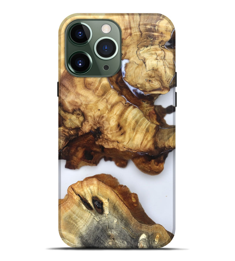 iPhone 13 Pro Max Wood Live Edge Phone Case - Noemi (Clear, 832246)
