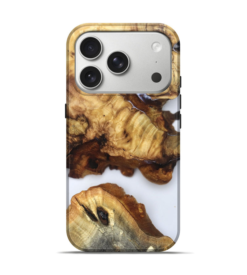 iPhone 17 Pro Wood Live Edge Phone Case - Noemi (Clear, 832246)