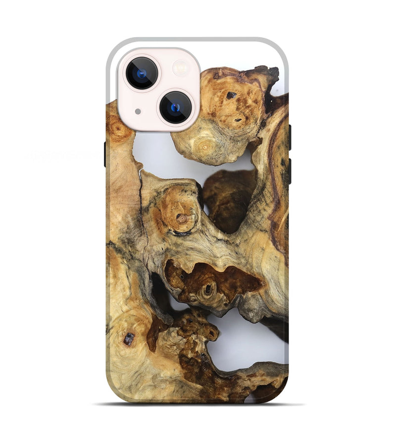 iPhone 13 Wood Live Edge Phone Case - Hildred (Clear, 832247)