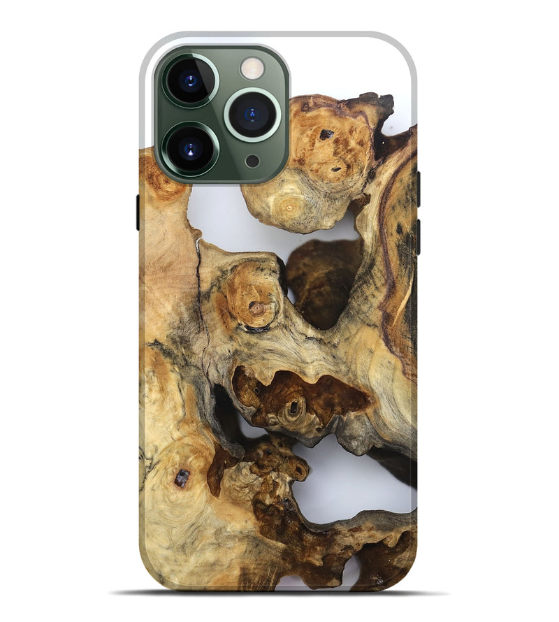 iPhone 13 Pro Max Wood Live Edge Phone Case - Hildred (Clear, 832247)
