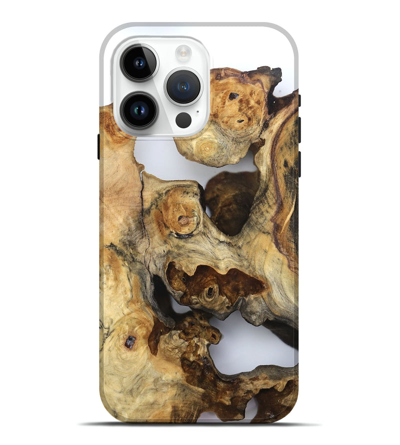 iPhone 15 Pro Max Wood Live Edge Phone Case - Hildred (Clear, 832247)