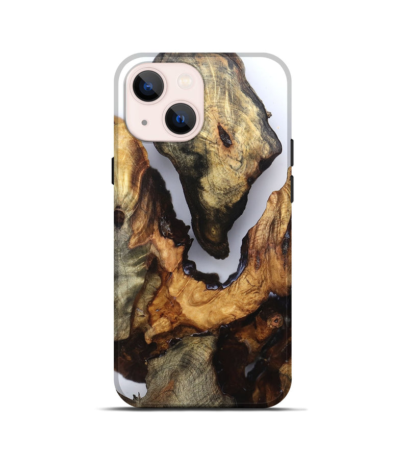 iPhone 13 mini Wood Live Edge Phone Case - Elaina (Clear, 832248)