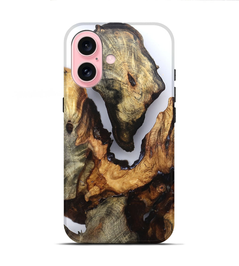 iPhone 16 Wood Live Edge Phone Case - Elaina (Clear, 832248)