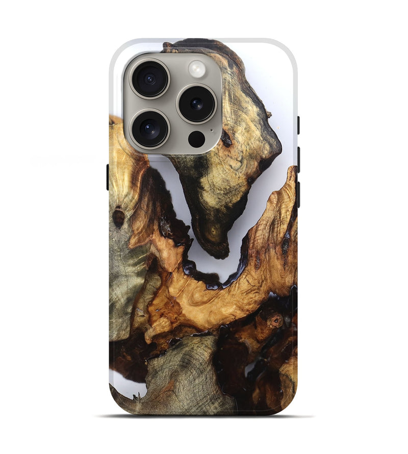 iPhone 16 Pro Wood Live Edge Phone Case - Elaina (Clear, 832248)