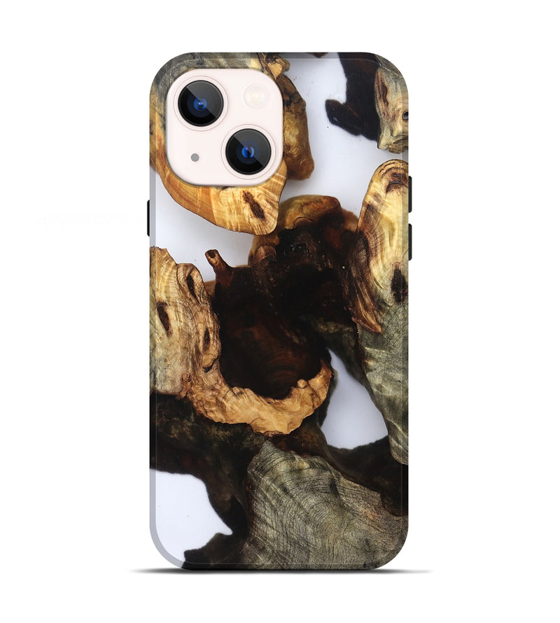 iPhone 13 Wood Live Edge Phone Case - Kala (Clear, 832249)