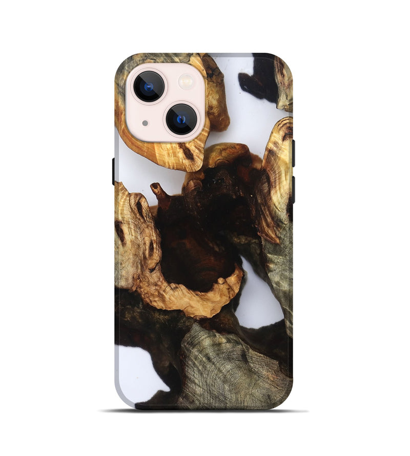 iPhone 13 mini Wood Live Edge Phone Case - Kala (Clear, 832249)