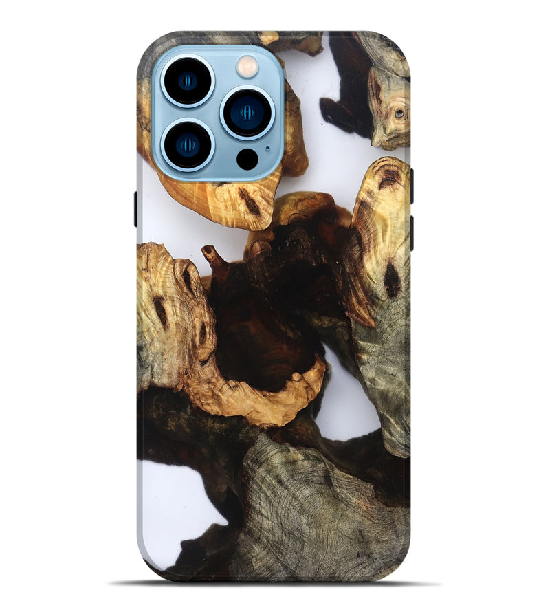 iPhone 14 Pro Max Wood Live Edge Phone Case - Kala (Clear, 832249)