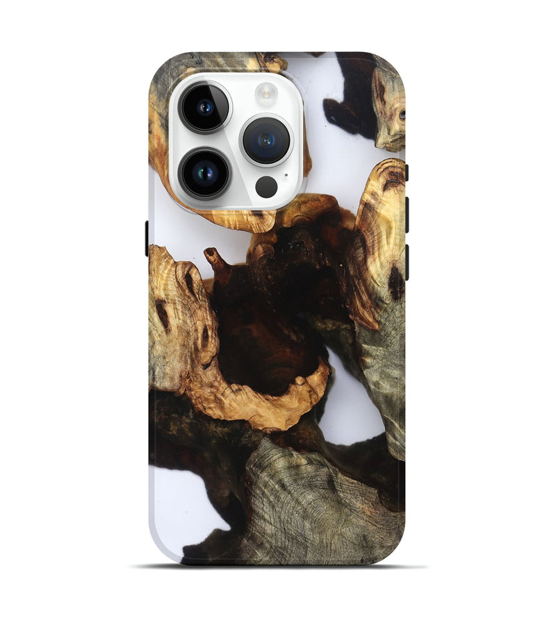 iPhone 15 Pro Wood Live Edge Phone Case - Kala (Clear, 832249)