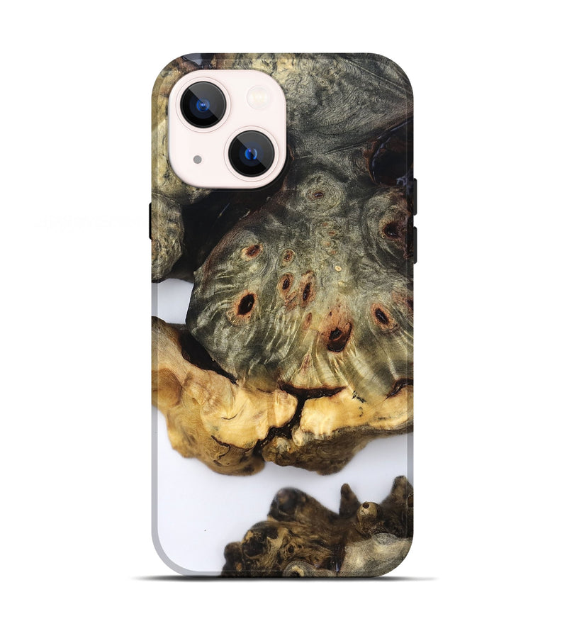 iPhone 13 Wood Live Edge Phone Case - Garrick (Clear, 832250)