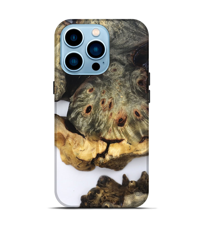 iPhone 14 Pro Wood Live Edge Phone Case - Garrick (Clear, 832250)