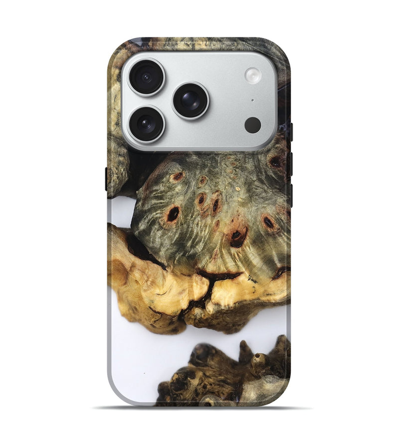 iPhone 18 Pro Wood Live Edge Phone Case - Garrick (Clear, 832250)