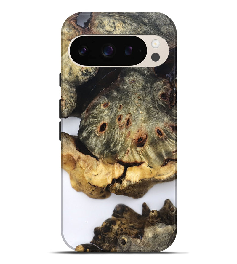 Pixel 9 Pro XL Wood Live Edge Phone Case - Garrick (Clear, 832250)