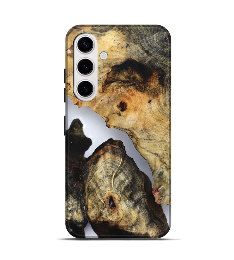 Galaxy S25 Wood Live Edge Phone Case - Nia (Clear, 832251)